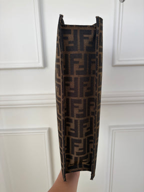 Fendi Canvas Monogram Log.o Tote
