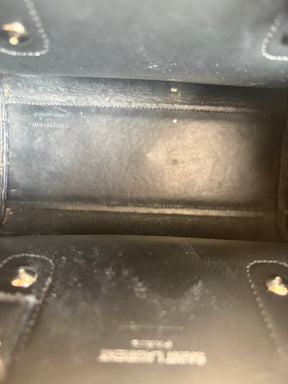 Saint Laurent Black Leather Nano Sac De Jour