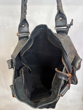 Balenciaga Charcoal City Bag