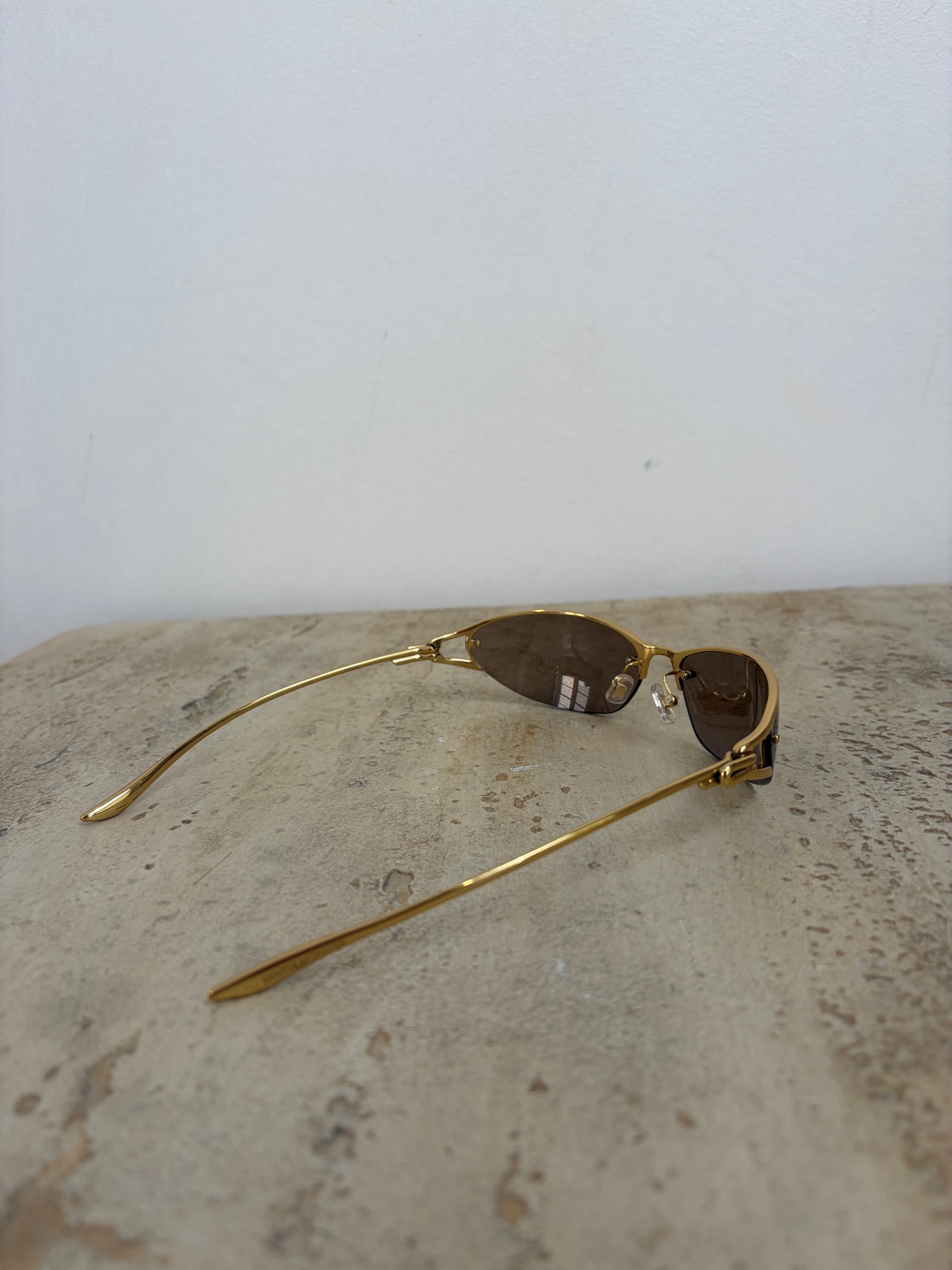 Gentle Monster Gold Futura 03 Sunglasses