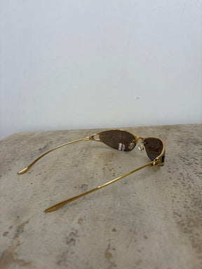 Gentle Monster Gold Futura 03 Sunglasses