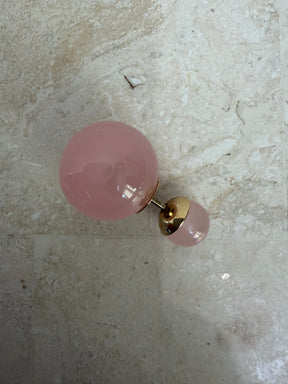 Dior Rose Quartz Triables Earrings