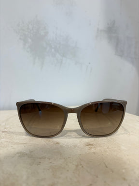Chanel Taupe Square Sunglasses
