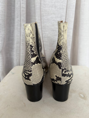 Isabel Marant Python Embossed Boots, 41