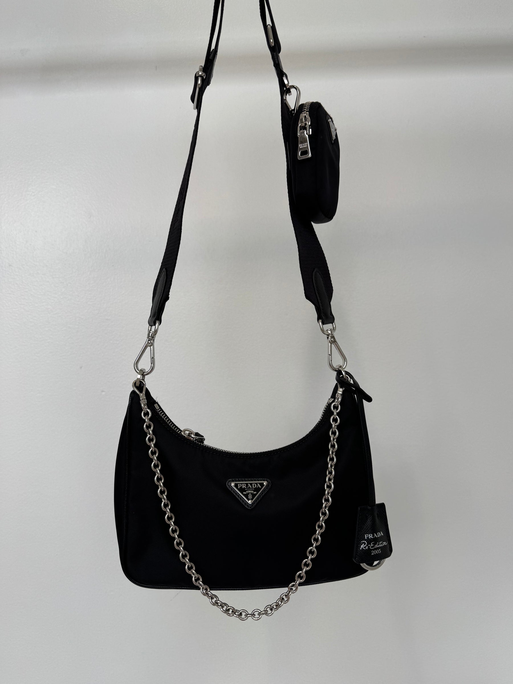Prada Black Re-Edition 2005 Re-Nylon bag