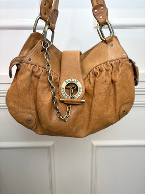 Bally Brown Leather Shoulder Bag