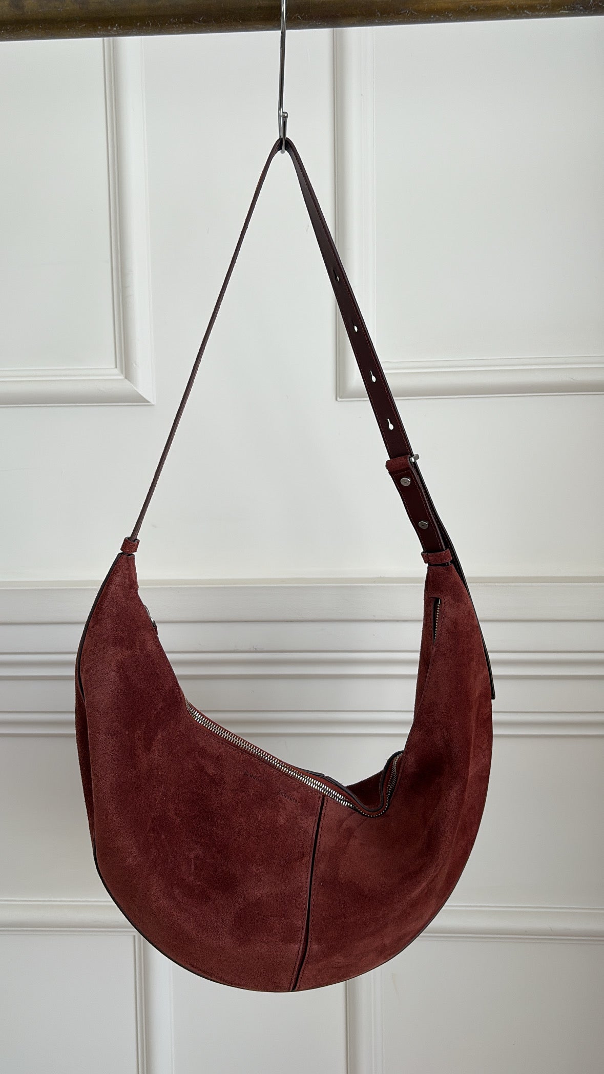 Proenza Schouler Rust Suede Hobo Slide Bag