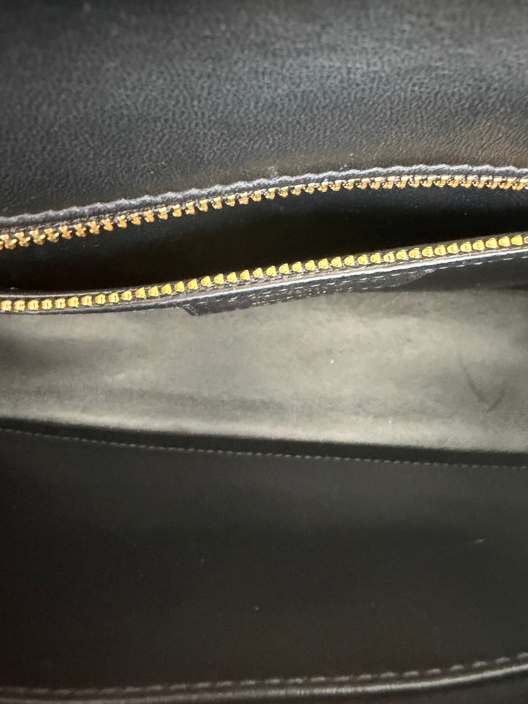 Dior Black Leather Medium Caro Bag