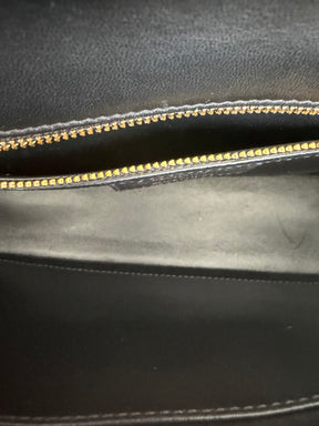 Dior Black Leather Medium Caro Bag