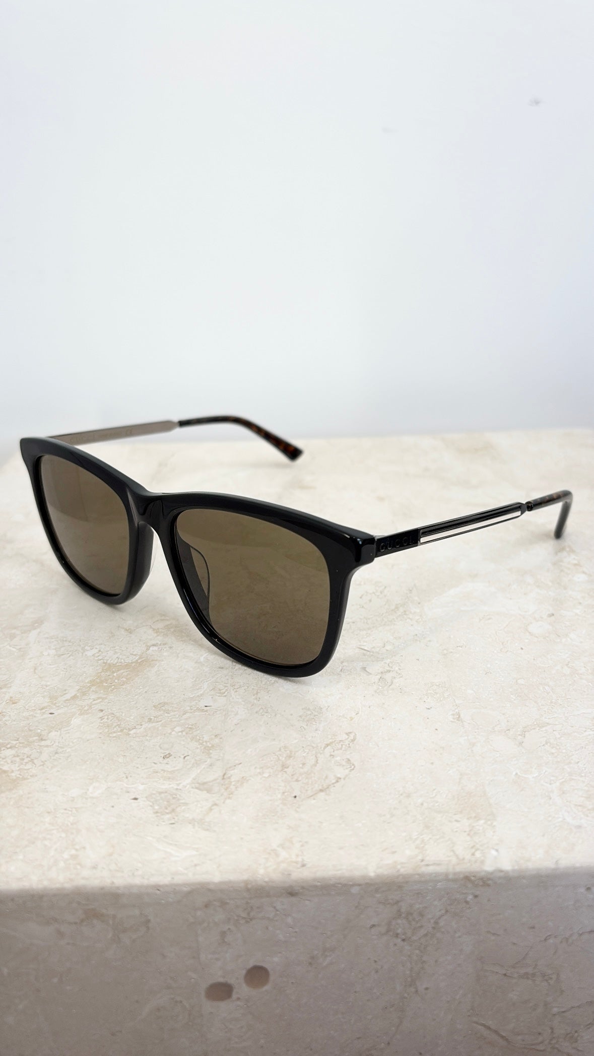 Gucci Black Square Sunglasses
