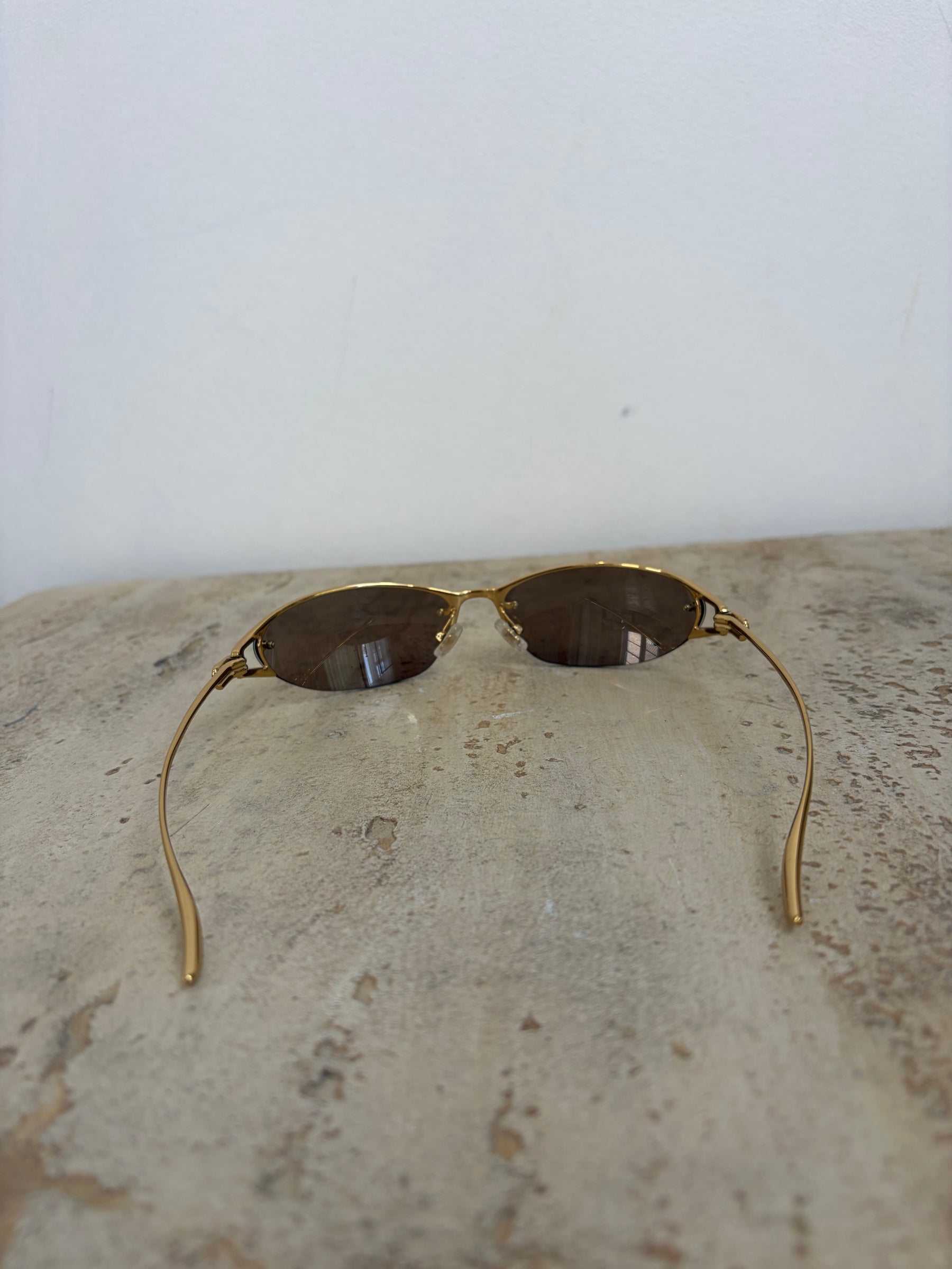 Gentle Monster Gold Futura 03 Sunglasses