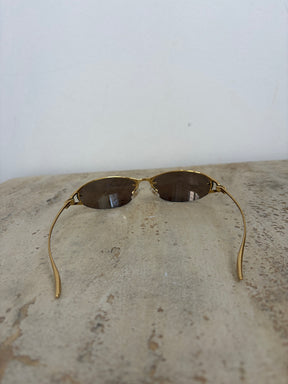 Gentle Monster Gold Futura 03 Sunglasses