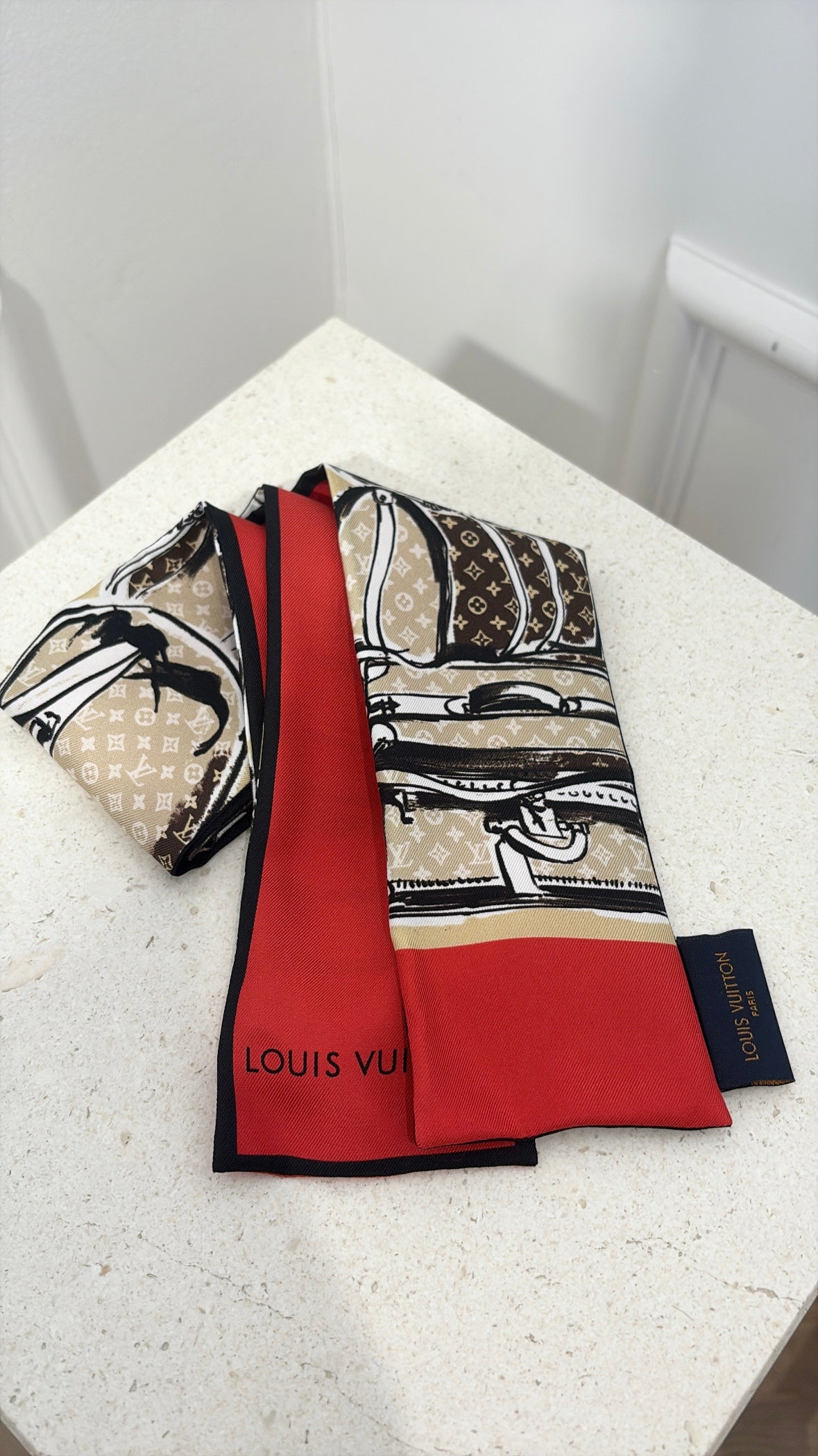 Louis Vuitton Silk Monogram Bandeau