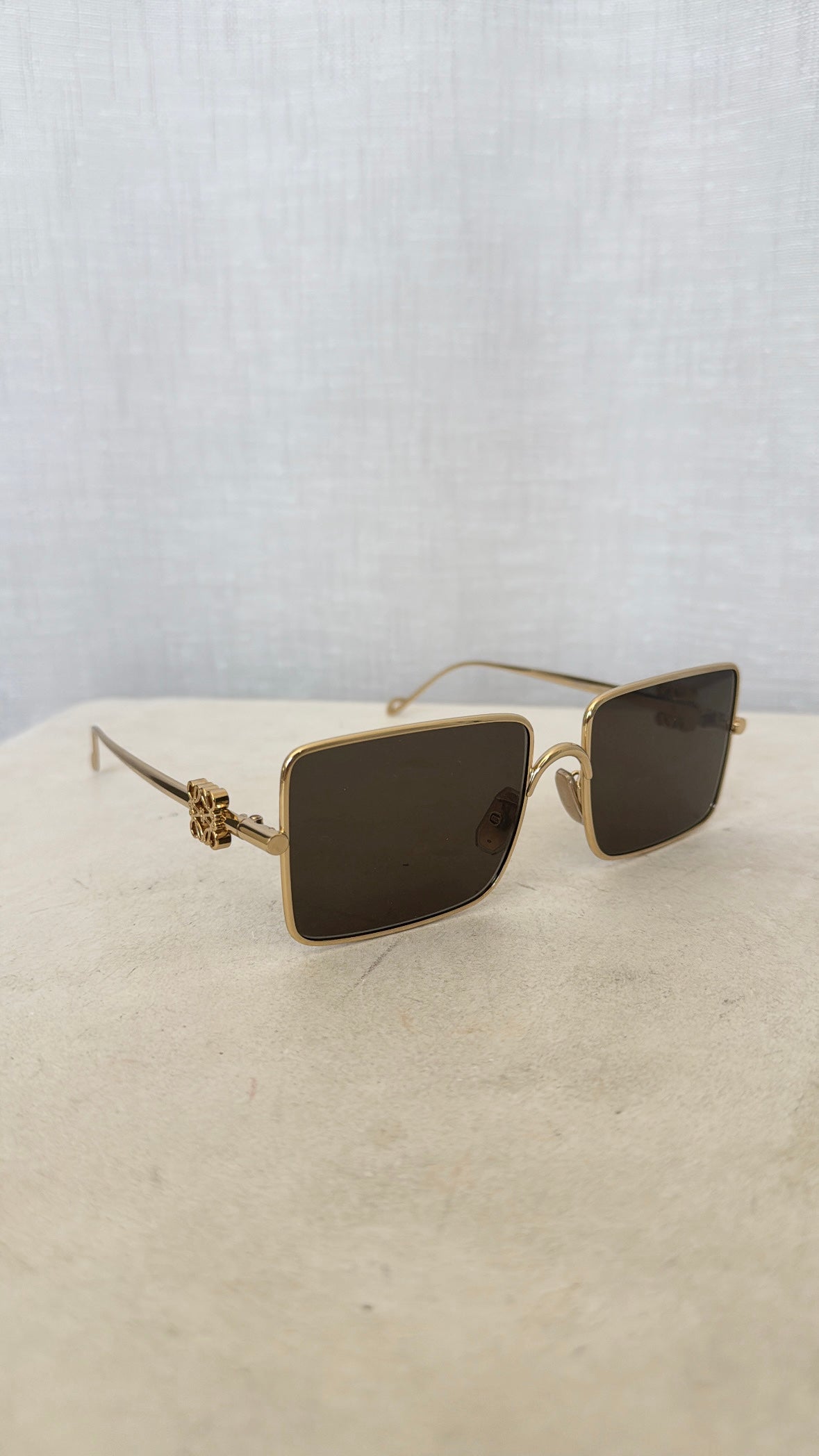 Loewe Refined Metal Sunglasses Gold Tone