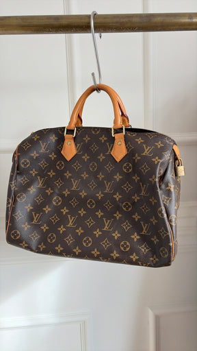 Louis Vuitton Canvas Monogram Speedy 35