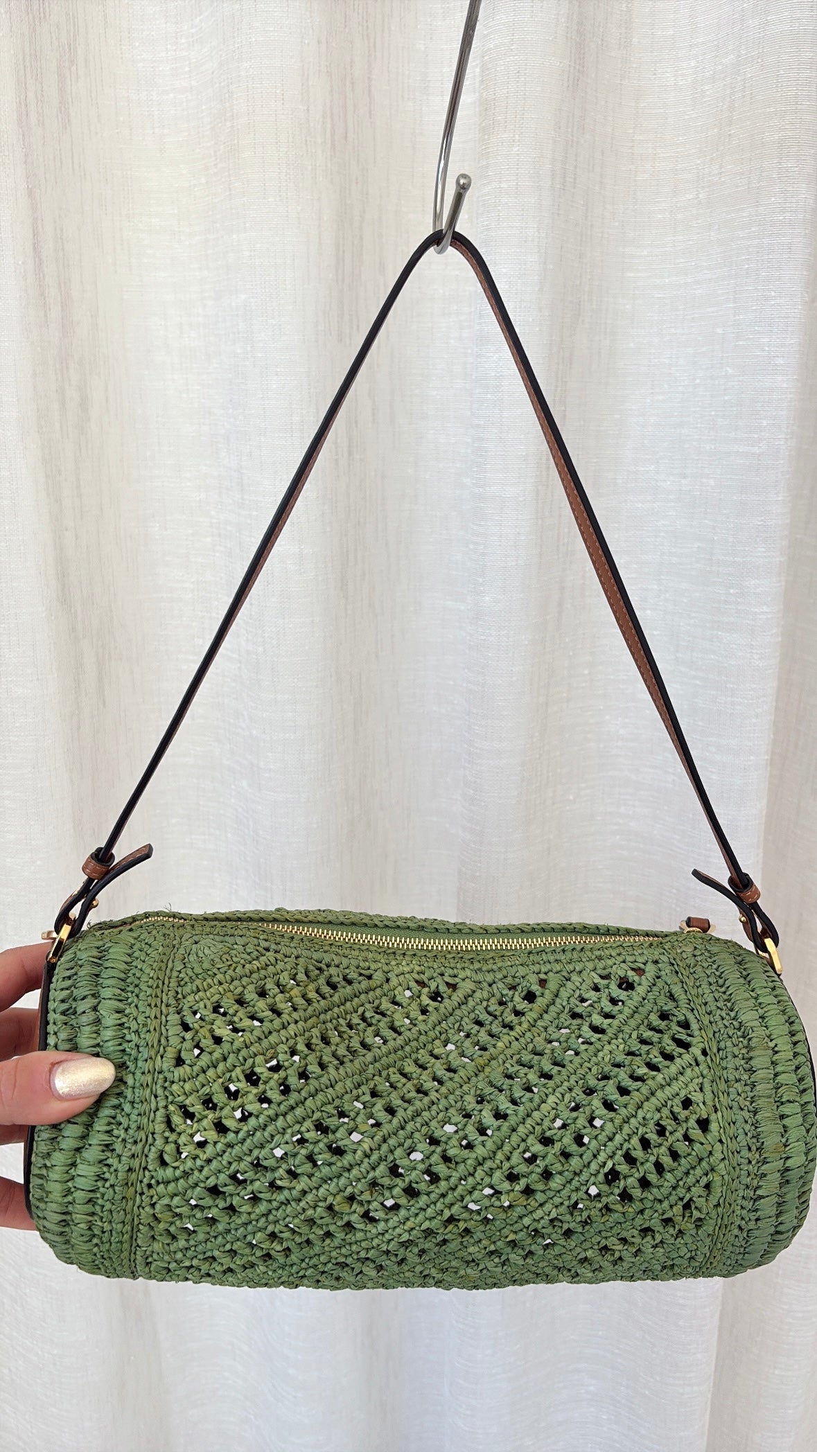 Loewe Bracelet Pouch Green