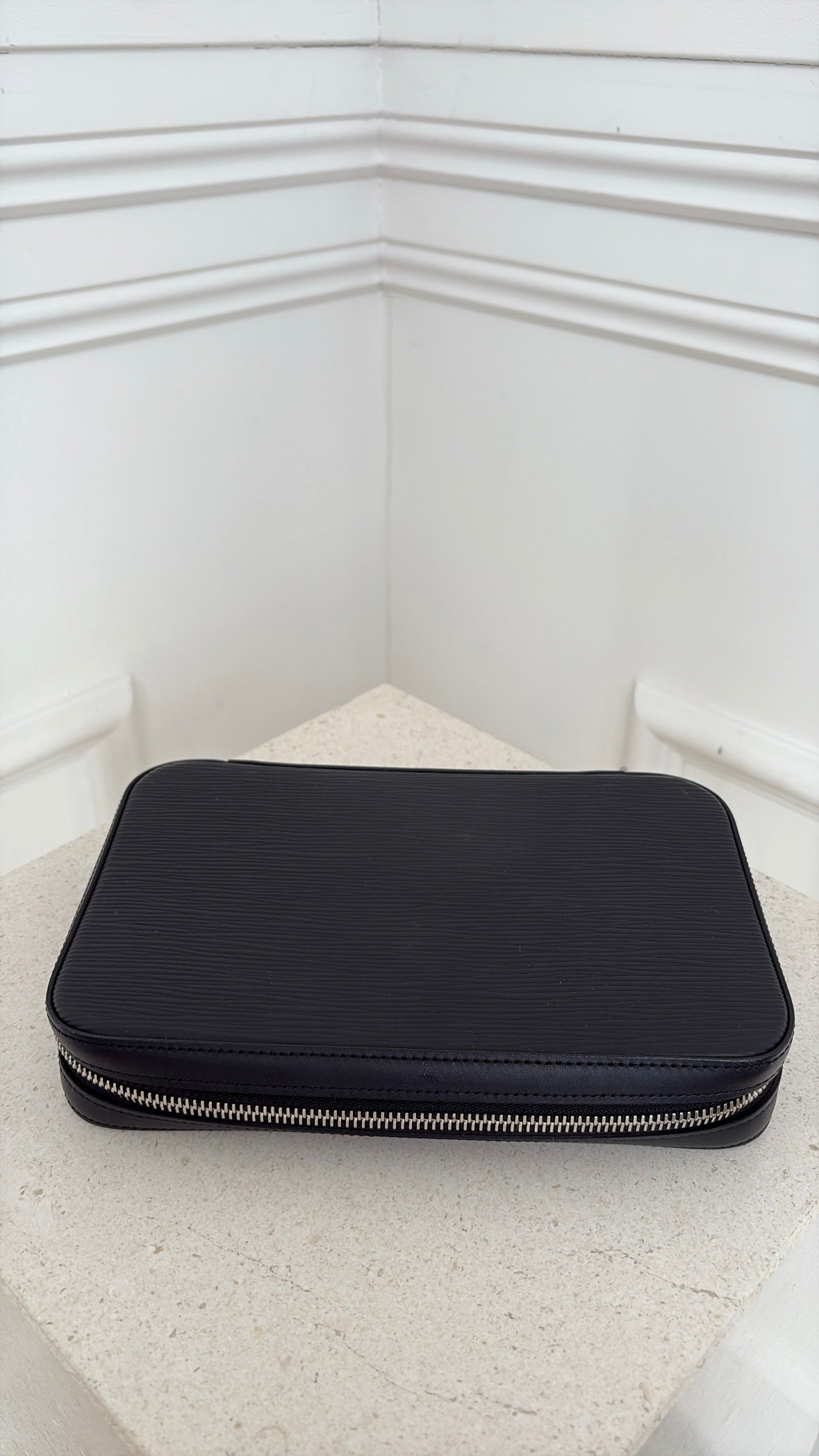 Louis Vuitton Dandy Epi Wallet In Black