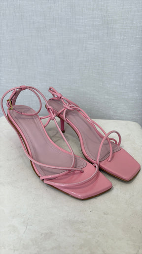 DOF Studios Caterina Pink Patent Sandals, 40
