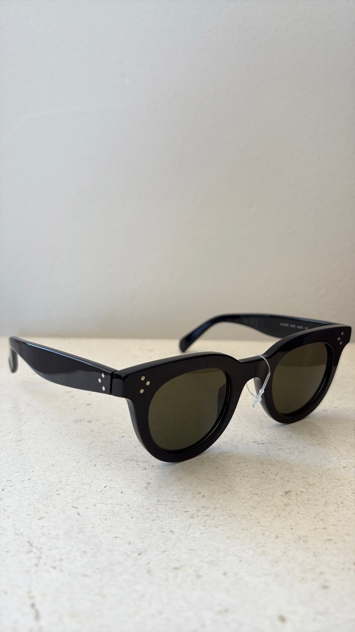 Celine Black Round Sunglasses