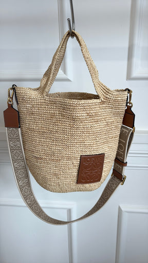 Loewe Raffia Slit Crossbody Bag