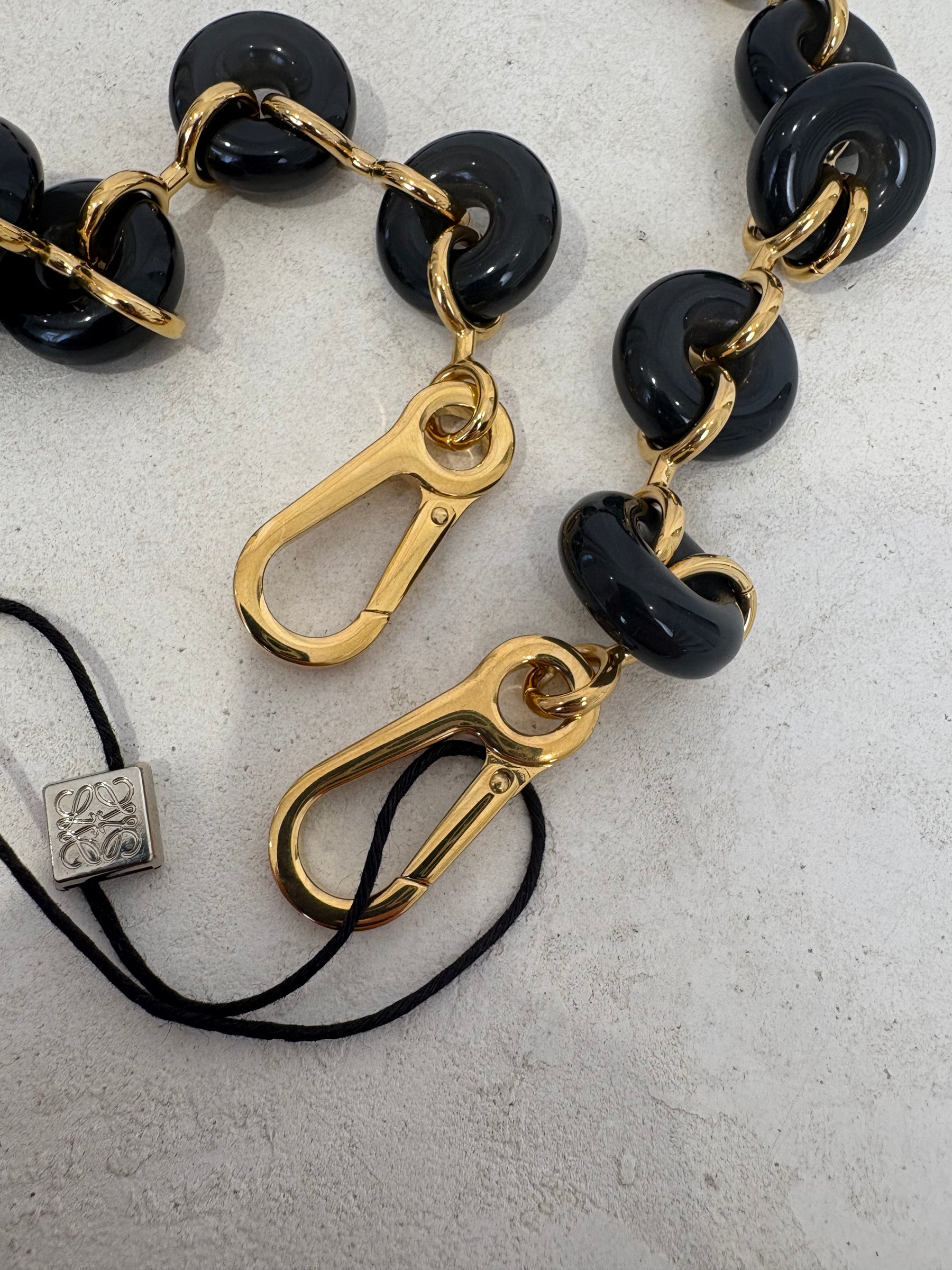 Loewe Donut Chain Strap Acetate And Gold