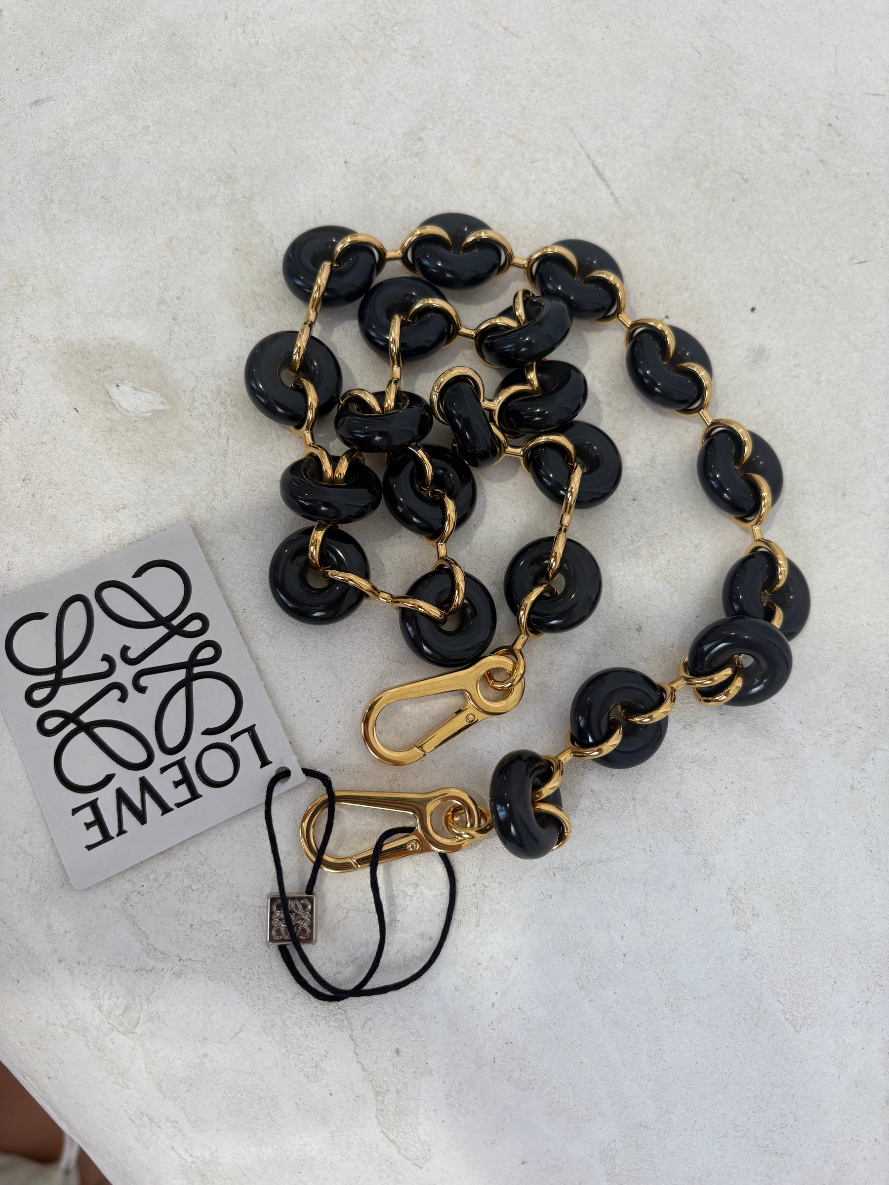 Loewe Donut Chain Strap Acetate And Gold