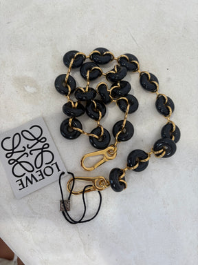 Loewe Donut Chain Strap Acetate And Gold