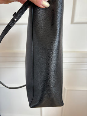 Celine Black Grained Leather Mini Tote Bag