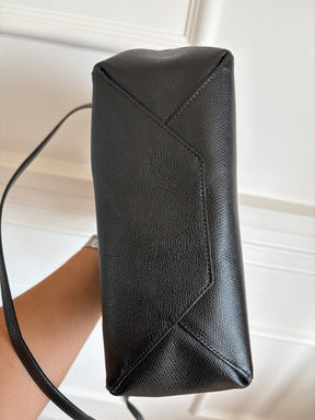 Celine Black Grained Leather Mini Tote Bag