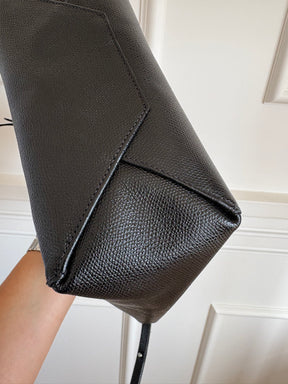 Celine Black Grained Leather Mini Tote Bag