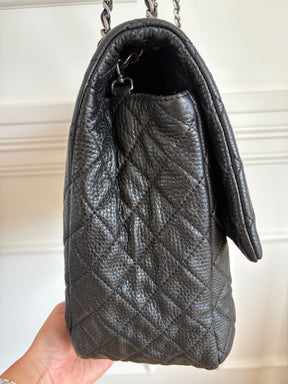 Chanel Black Leather XXL Maxi Flap Bag