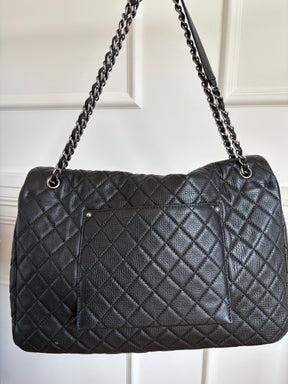 Chanel Black Leather XXL Maxi Flap Bag