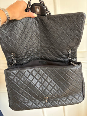 Chanel Black Leather XXL Maxi Flap Bag