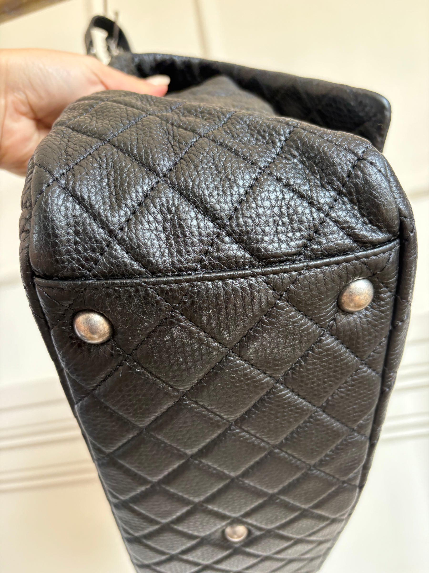 Chanel Black Leather XXL Maxi Flap Bag