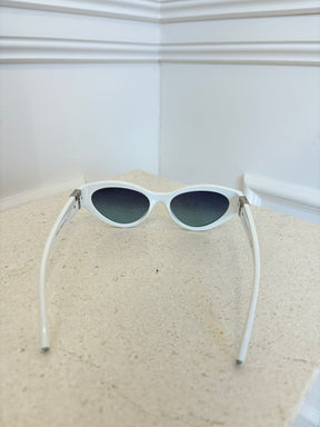 Tiffany & Co. White Cat Eye T Sunglasses