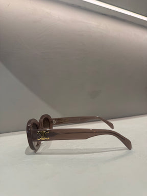Céline Miky Hazelnut Acetate Triomphe 01 Sunglasses