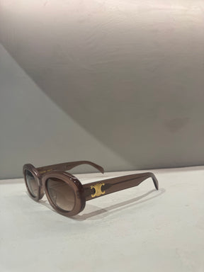 Céline Miky Hazelnut Acetate Triomphe 01 Sunglasses