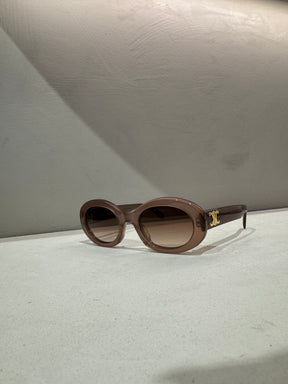Céline Miky Hazelnut Acetate Triomphe 01 Sunglasses