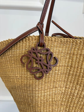 Loewe Natural Raffia Large Shell Tote