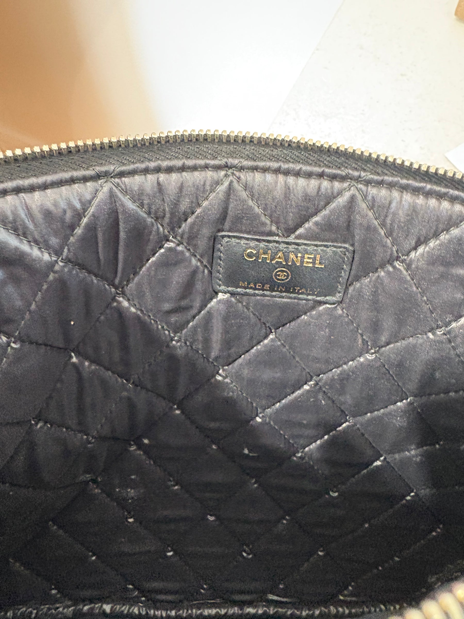 Chanel Boy Leather  Clutch