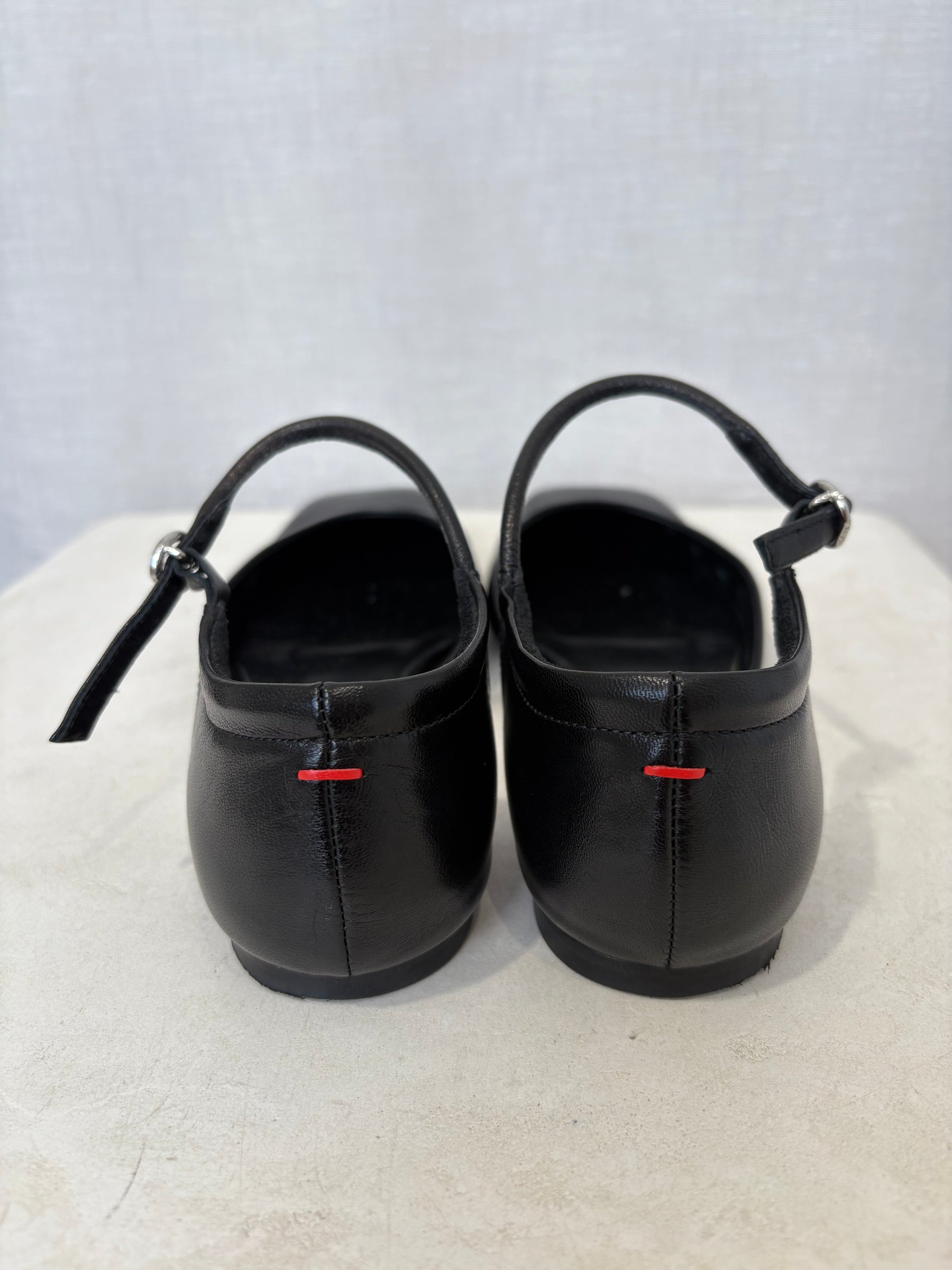 Aeyde Black Mary Jane Leather Shoes, 37