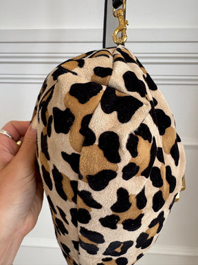 N 21 Leopard Logo Drawstring Pouch Bag