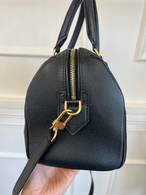Louis Vuitton Black Empreinte Leather Speedy 25