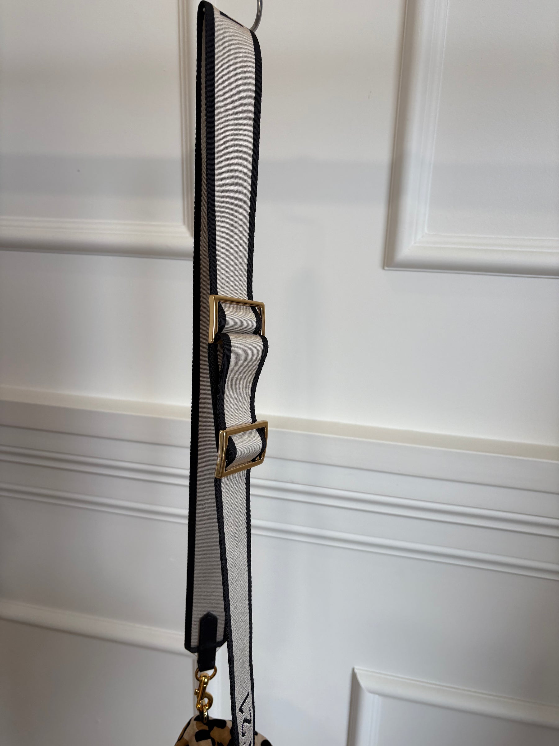 N 21 Leopard Logo Drawstring Pouch Bag