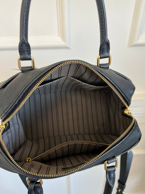 Louis Vuitton Black Empreinte Leather Speedy 25