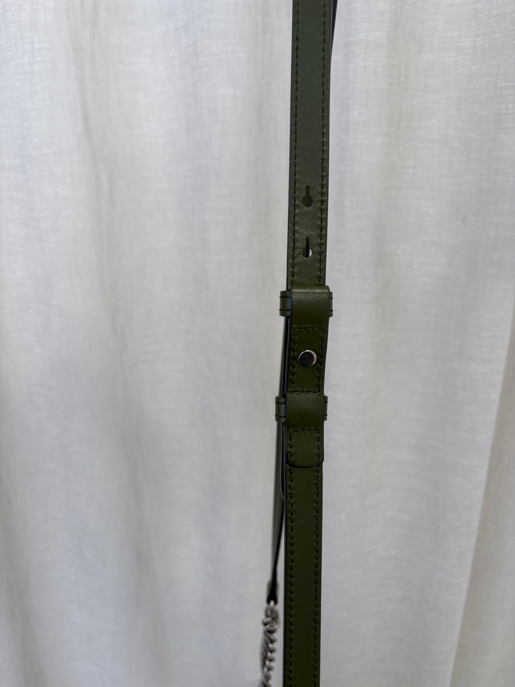 Gucci Khaki Quilted Marmont Camera Bag