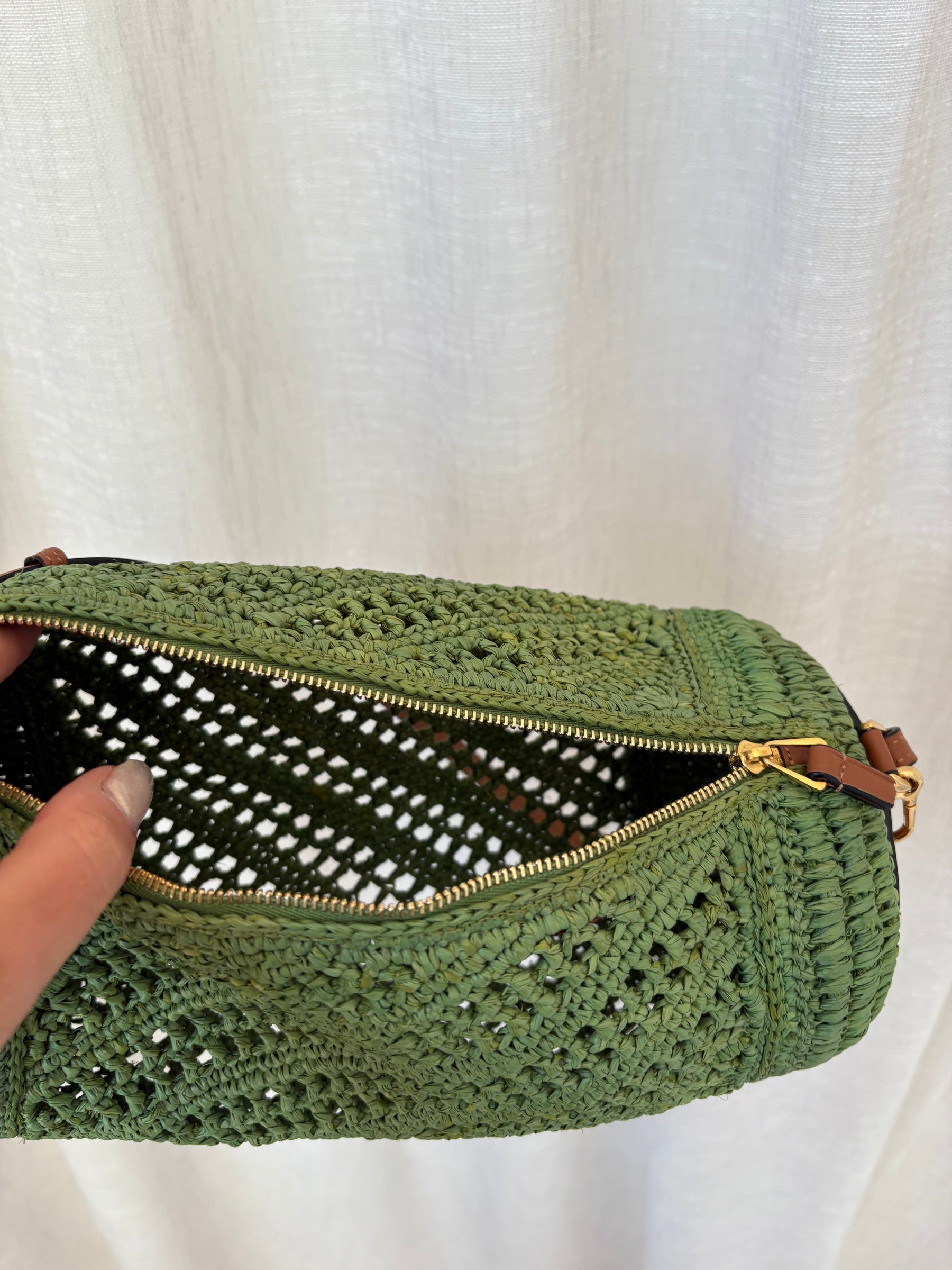 Loewe Bracelet Pouch Green