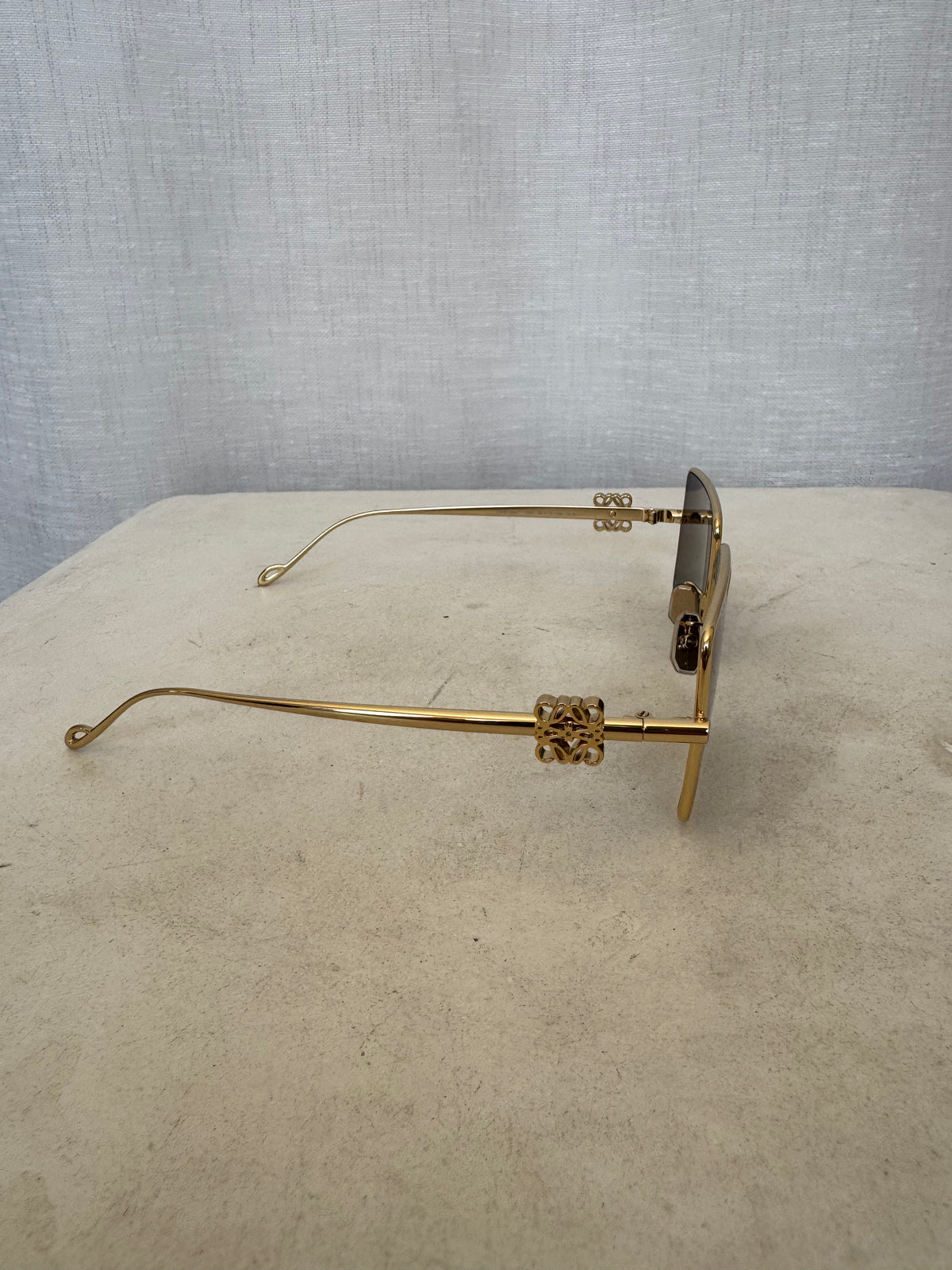 Loewe Refined Metal Sunglasses Gold Tone