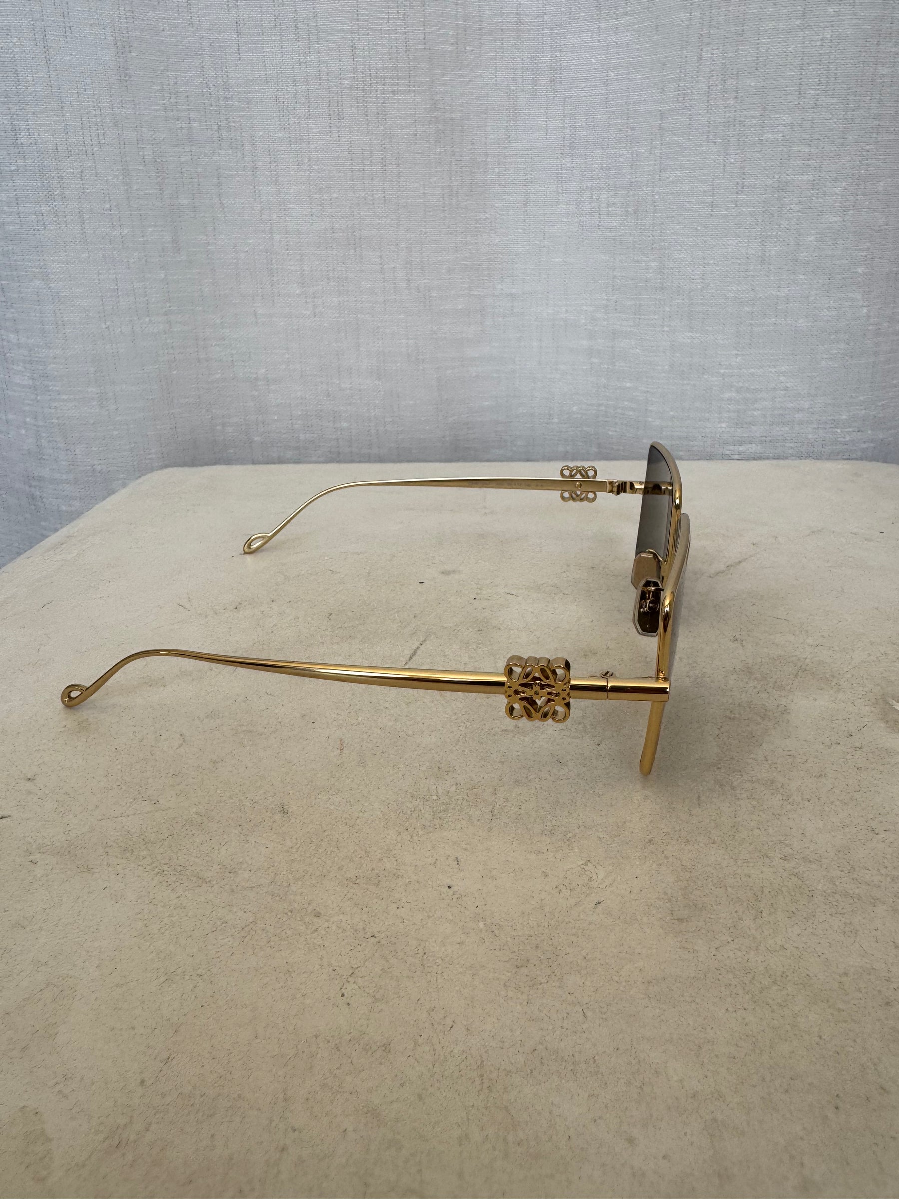 Loewe Refined Metal Sunglasses Gold Tone