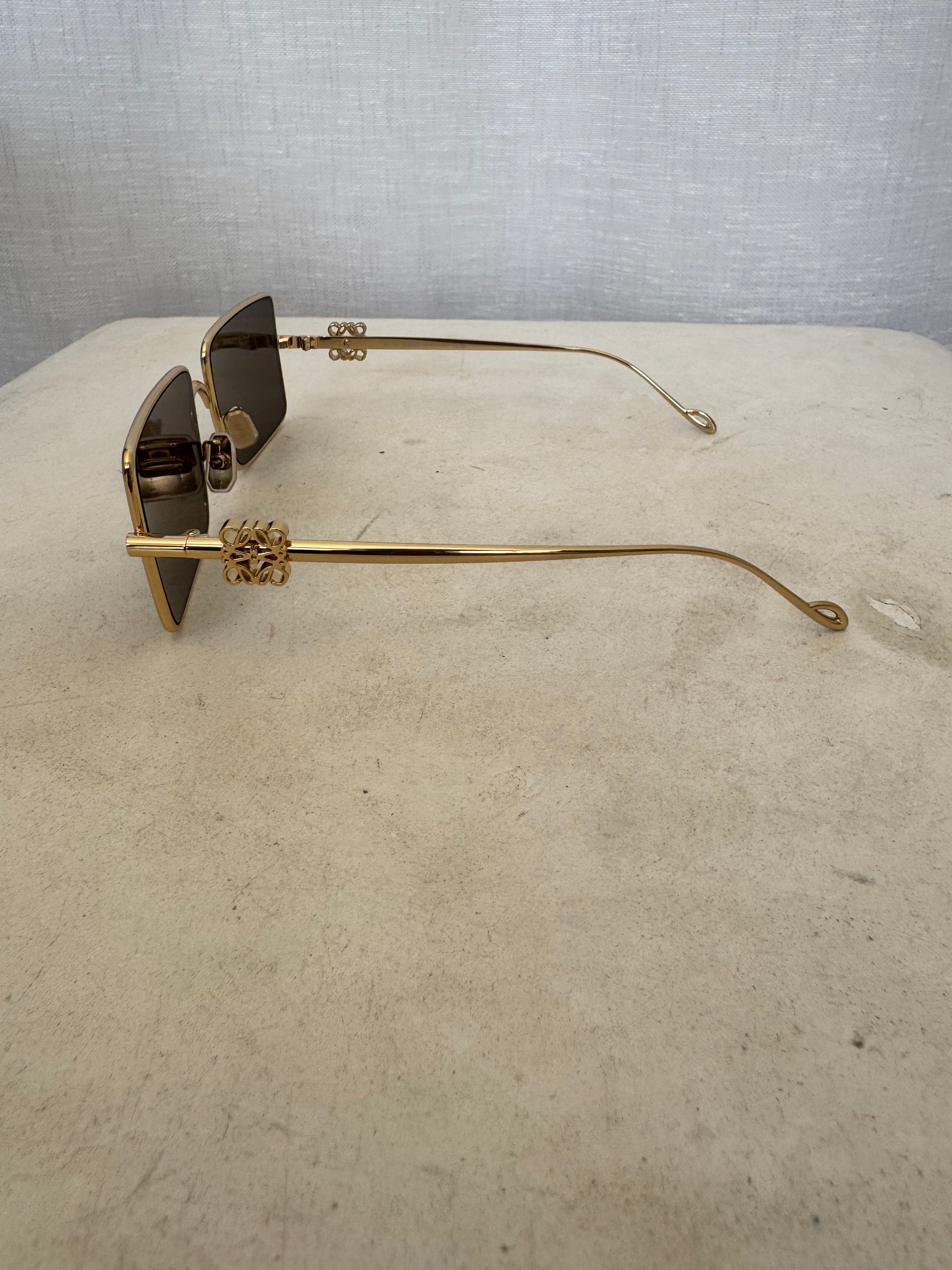 Loewe Refined Metal Sunglasses Gold Tone